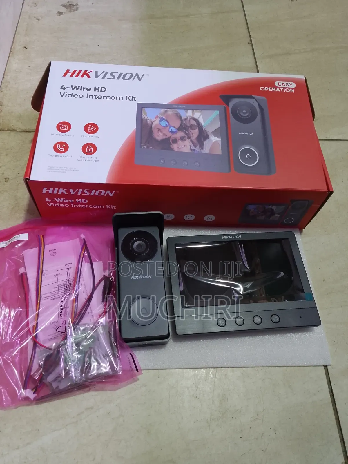 Hikvision Hd Doorbell Camera Intercom for Homes
