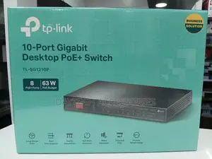 Tp-Link 10-Port Gigabit Desktop Switch With 8-Port Poe - Tl-Sg1210p