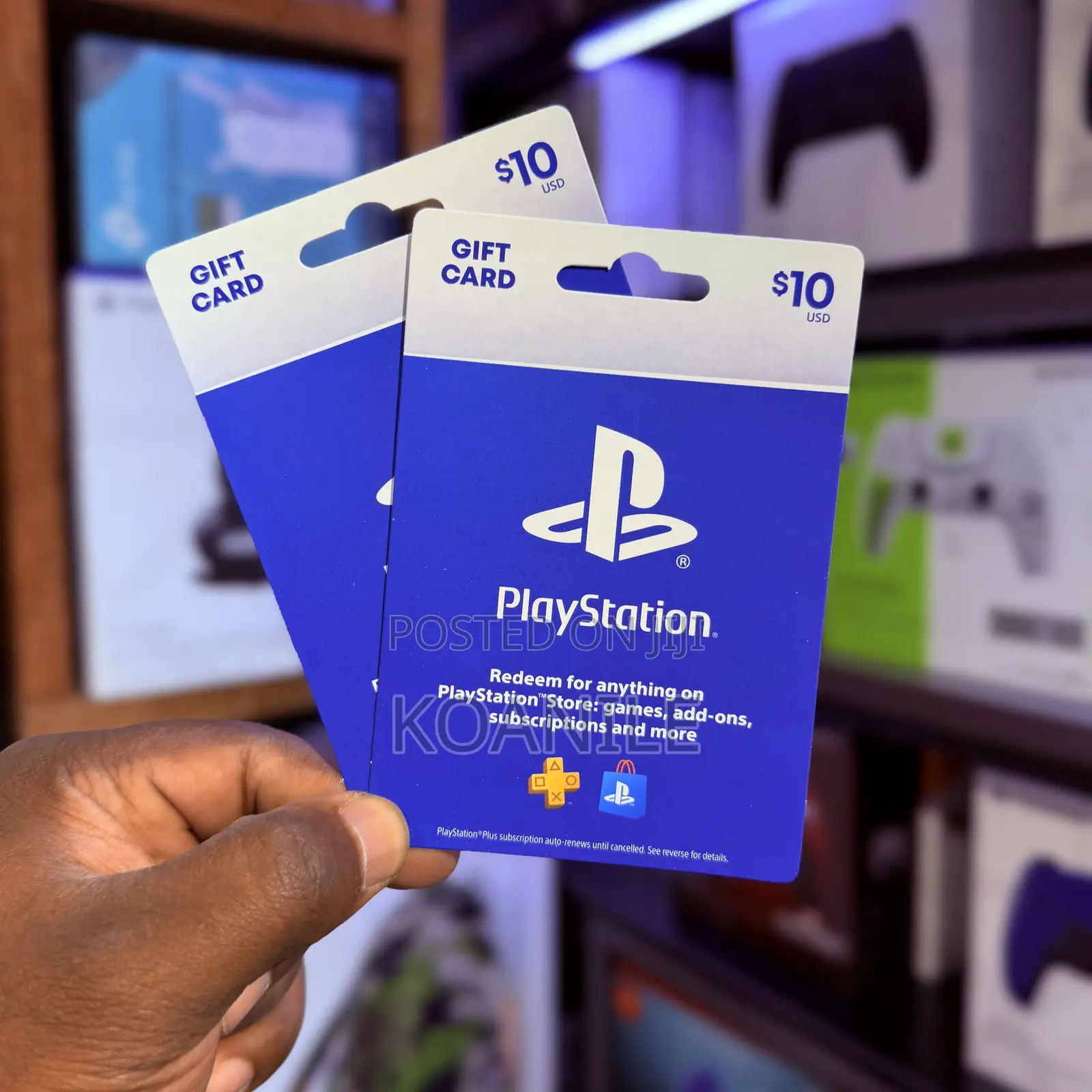 Playstation Gift Cards. Psn 50 Dollars Wallet Top Up. (All Regions)
