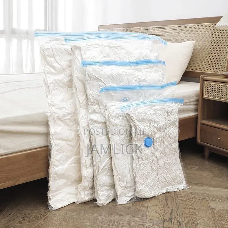 5pcs Vacuum Storage Bags With Pump –Ev