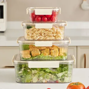 4pcs Stackable Multipurpose Food Storage Containers –Ev