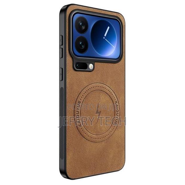 Org Xiaomi 17 Pro Max Case Magsafe Leather Effect - thumbnail 2