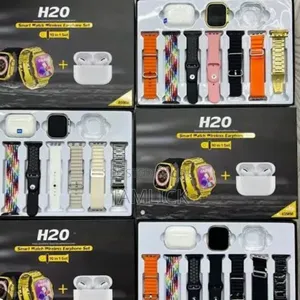 H20 10-in-1 Wireless Smart Watch With Earphone Set –Dv