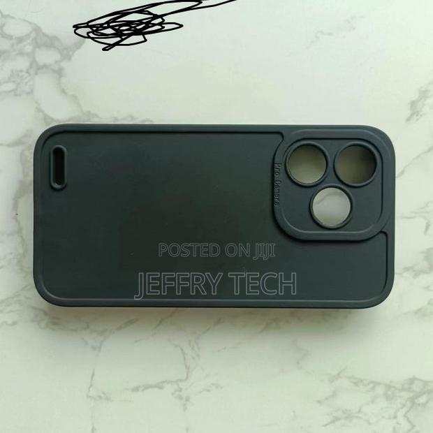 Soft Silicon Back Cover for Villaon V20se-Black - thumbnail 2