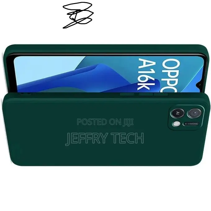Oppo A16k Silicone Soft Back Cover