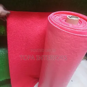 Red Runners Spaghetti PVC Antislip Rubber Mats