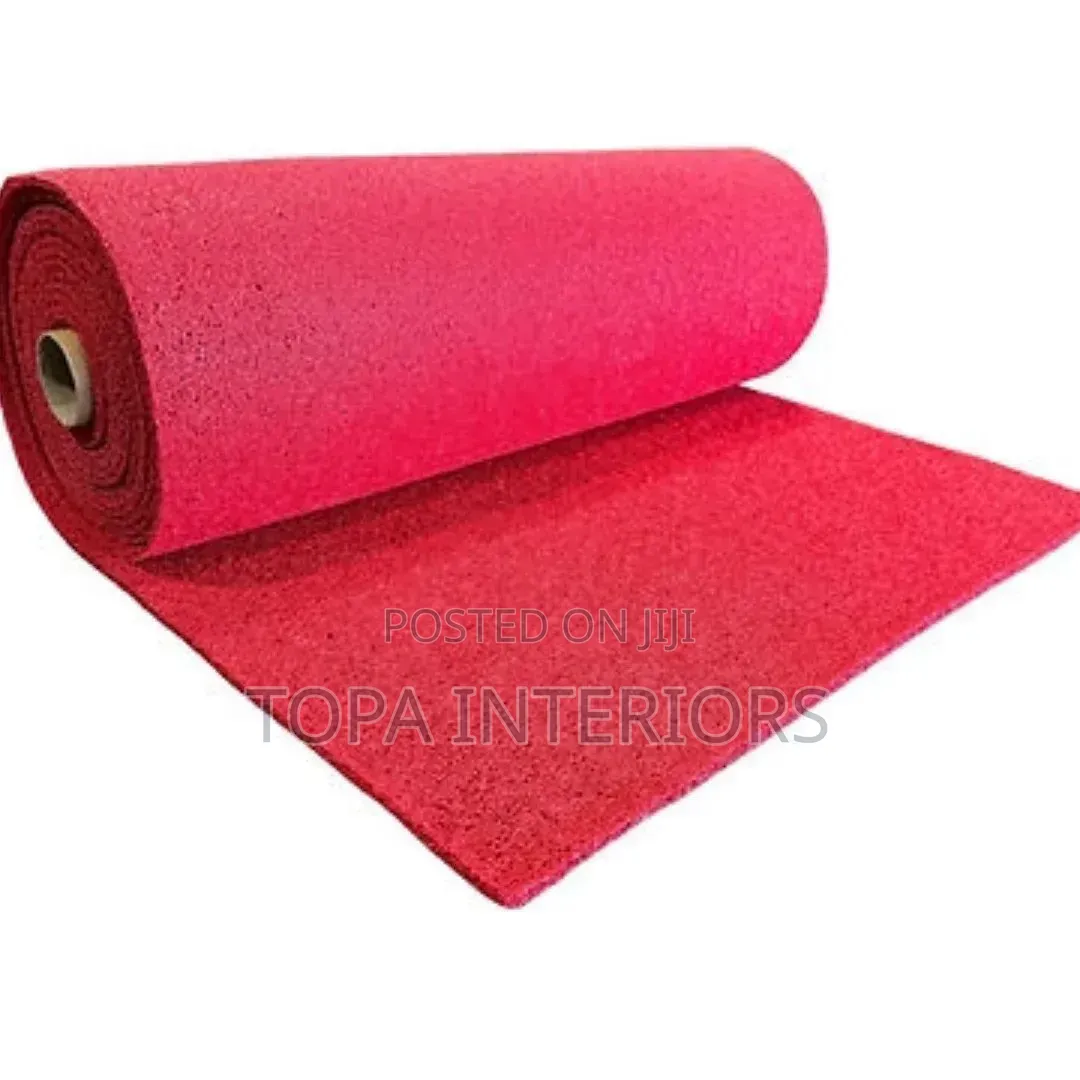 Red Runners Spaghetti PVC Antislip Rubber Mats