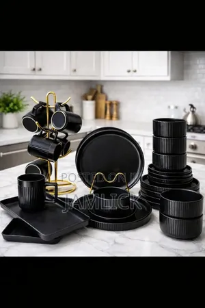 32pcs Matte Stoneware Glossy Finish Dinner Set – Cv
