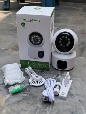 Dual Lens PTZ Ip Camera With Full Color Night Vision Mobile Viewing