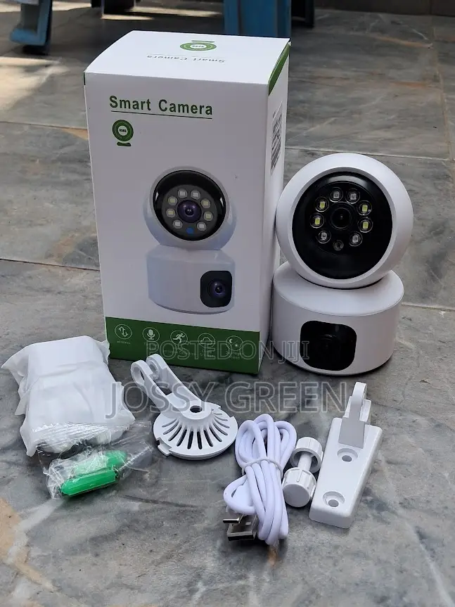 Dual Lens PTZ Ip Camera With Full Color Night Vision Mobile Viewing