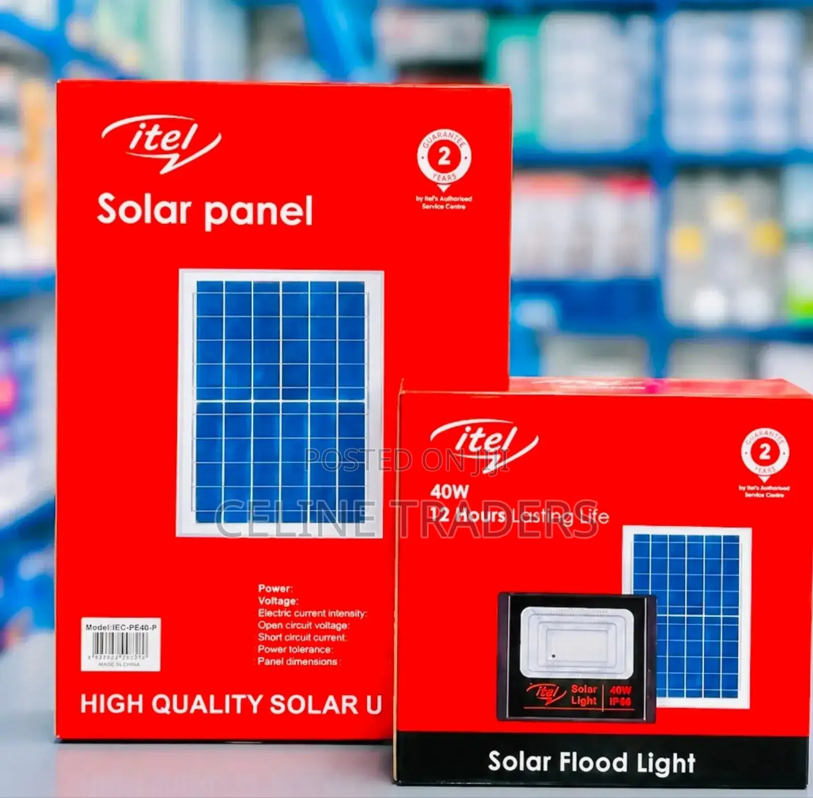 Itel 40watts Solar Floodlight
