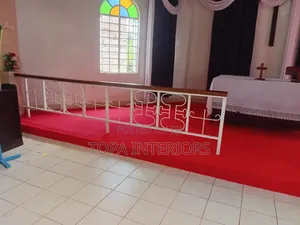 Altar Red Floor Carpets Installation