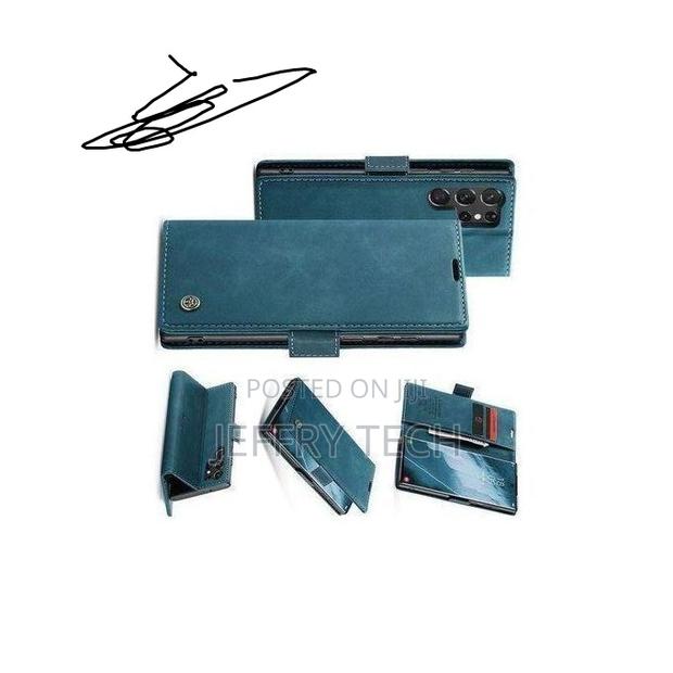 Leather Wallet Flip Case for Tecno Camon 50 Pro – Magnetic Closure, C - thumbnail 2