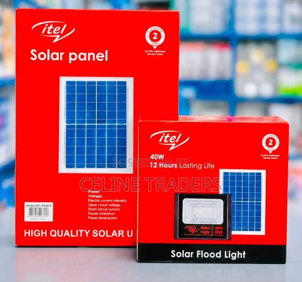 40watts Itel Solar Floodlight - main view