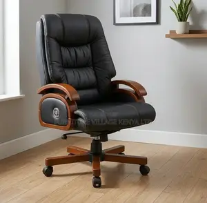 Office Chair;Vintage Genuine Leather Executive Office Chair