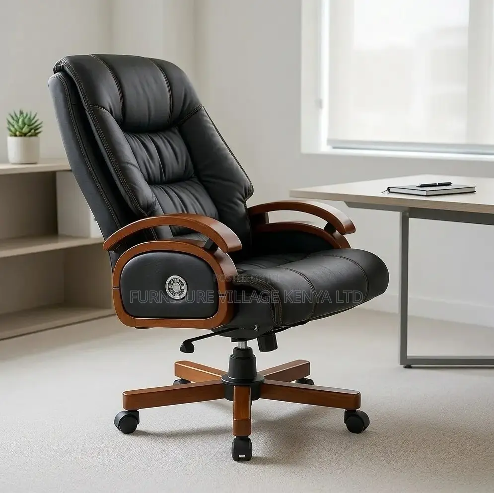 Office Chair;Vintage Genuine Leather Executive Office Chair