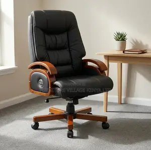 Office Chair;Vintage Genuine Leather Executive Office Chair