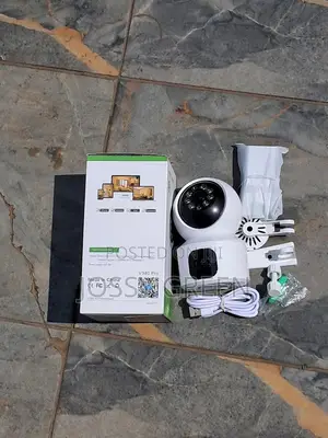 Smart Dual Lens Wifi CCTV Camera – 360° Pan Tilt With Motion Detection