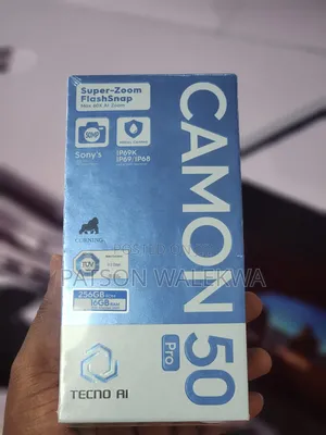 New Tecno Camon 50 Pro 256 GB Silver