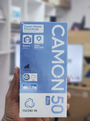 New Tecno Camon 50 Pro 256 GB Silver