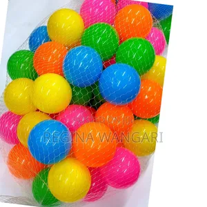 *50pcs Colorful Balls Come in a Convenient Mesh Storage Bag,