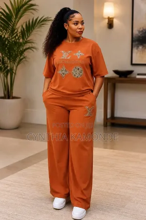 Two-Piece Wide-Leg Lounge