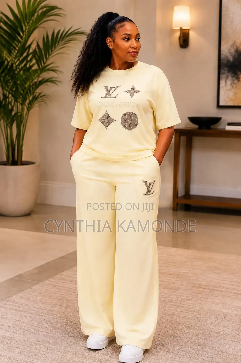 Two-Piece Wide-Leg Lounge