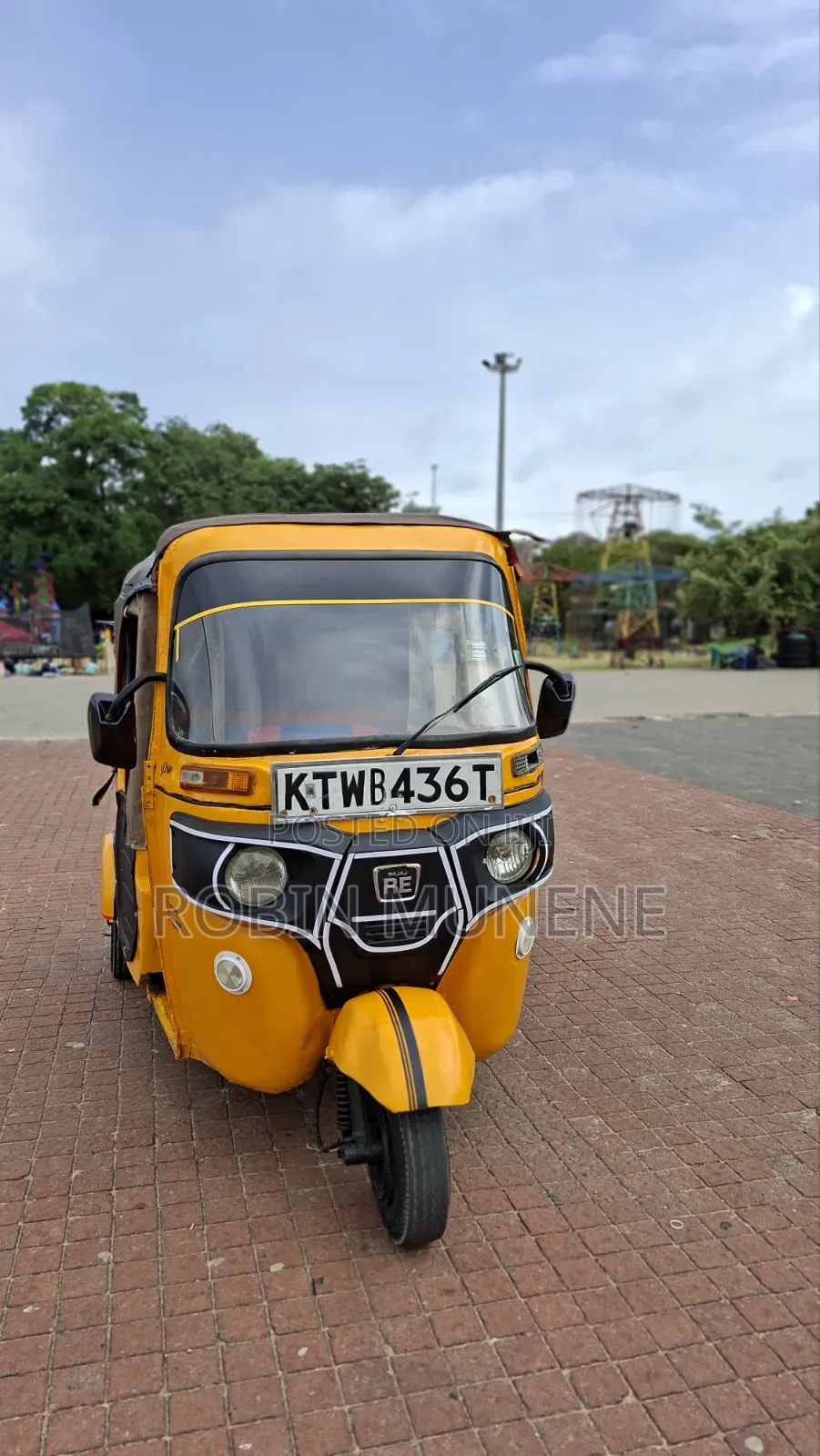 Bajaj RE 2022 Yellow