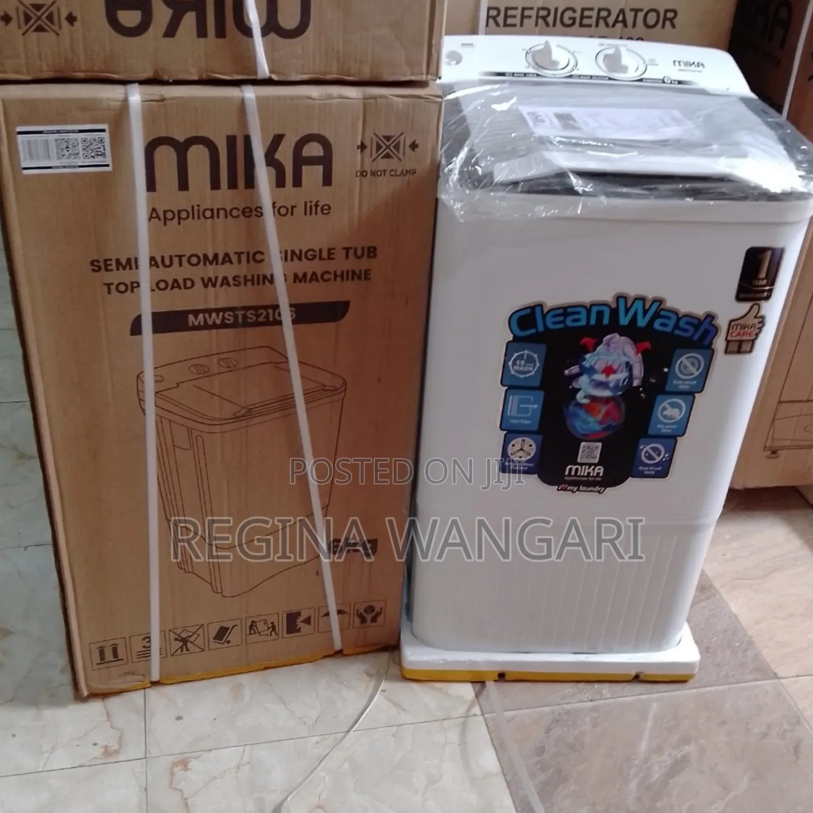 Mika Semi Automatic 6kg Single Tub Top Load Washing Machine