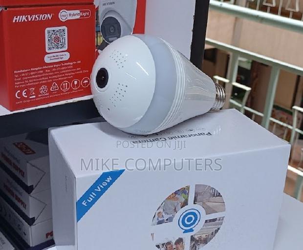 Wifi Light Bulb Security Camera Wireless Indoor 2mp - main view