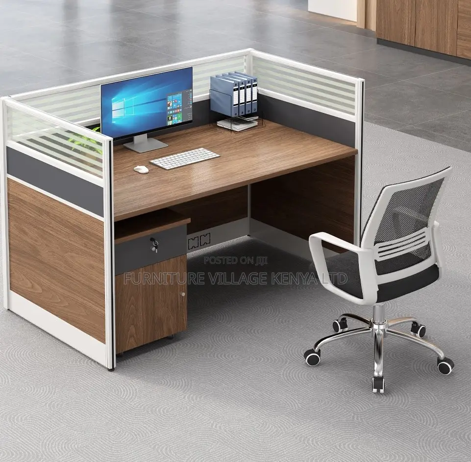 Ergonomic 1-Seater Modular Desk With Mobile Pedestal