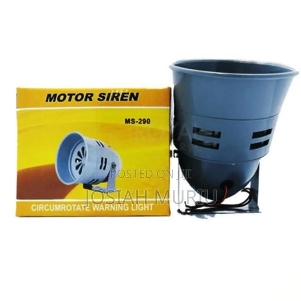 Motor Siren With Warning Light