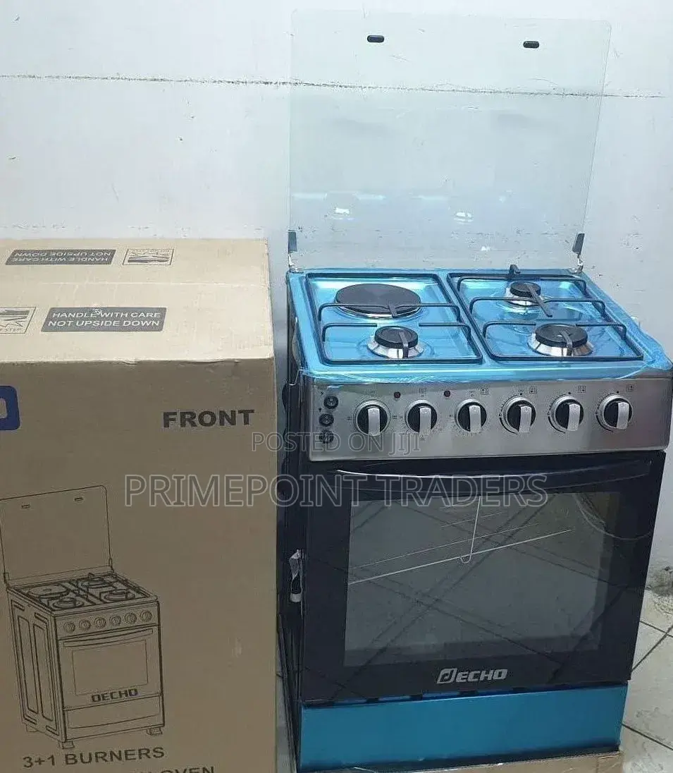 Decho 60×60 3+1 Standing Cooker With Electric Oven Efficient Stylisl