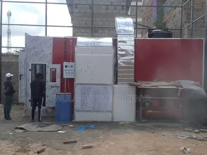 Lower Noise Operation Heavy Duty Power Spray Paint Booth Machine