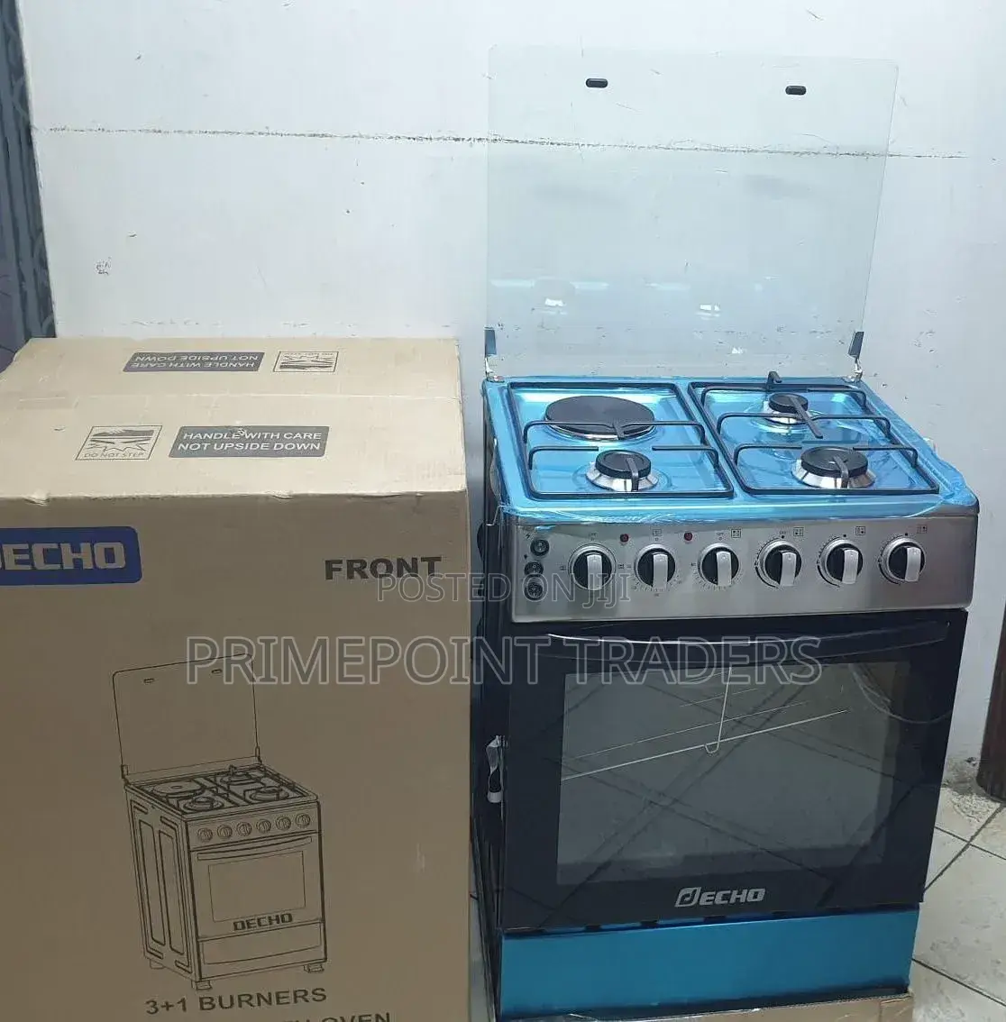 Decho 60×60 Multifunction Standing Cooker With Electric Oven 3+1 Hob