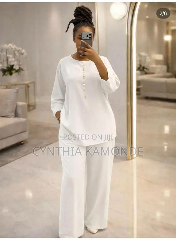 Linen Material Two Piece Set - thumbnail 2