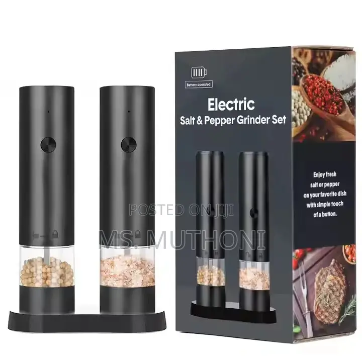 * Electric Salt Pepper Grinder Set,
