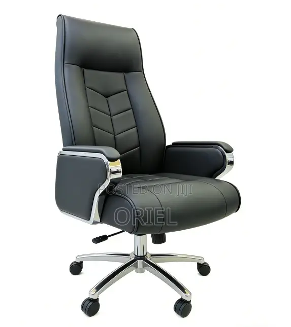 Office Chair : Executive Revolving Office Leather Chair
