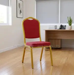 Gold Metal Frame Conference Banquet Chair
