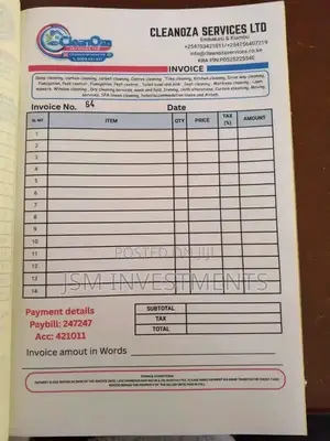 Invoice Books Design and Printing