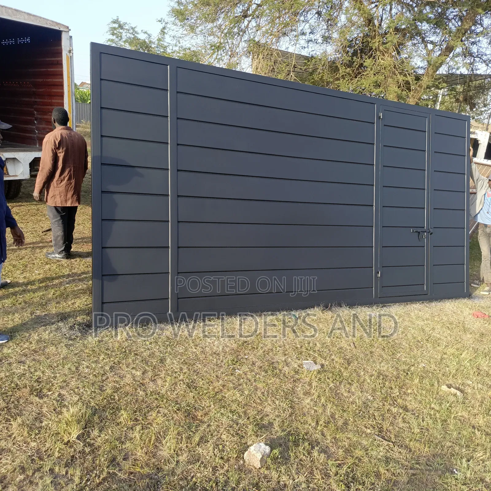 Modern Custom Sliding Steel Gates – Delivered Across Kenya