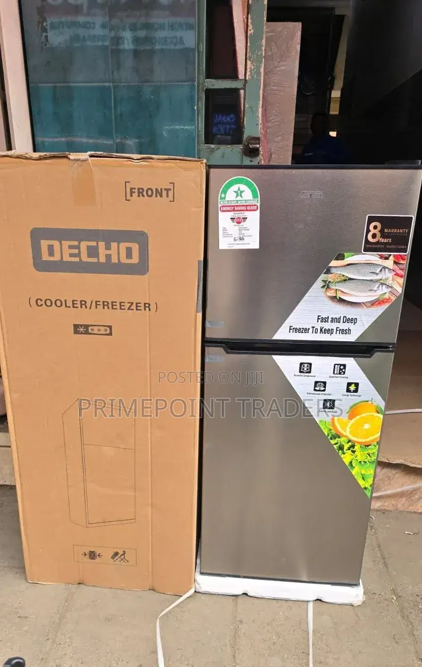 Reliable Cooling With the Decho 128 Litres Double Door Refrigerator