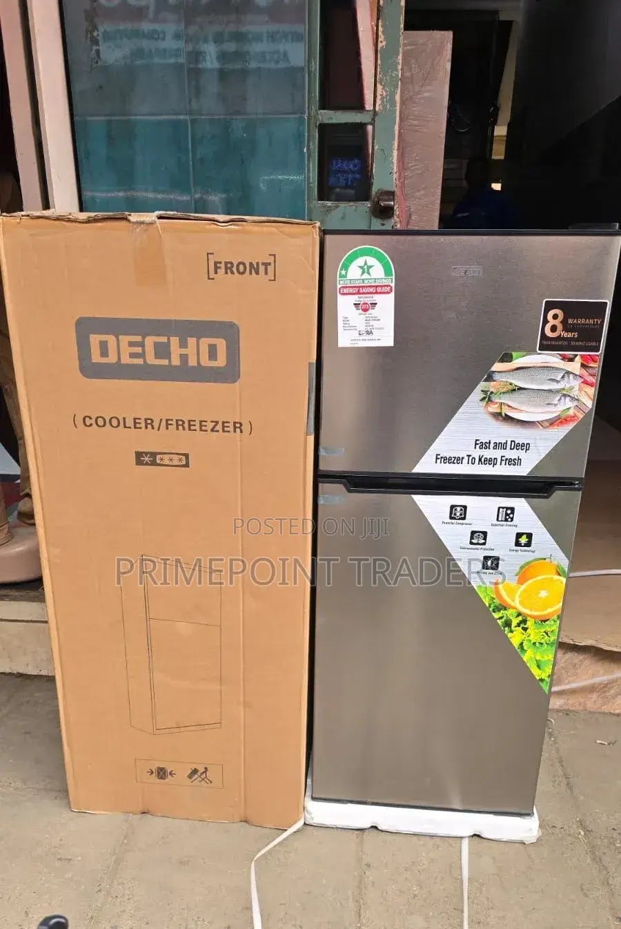 Reliable Cooling With the Decho 128 Litres Double Door Refrigerator