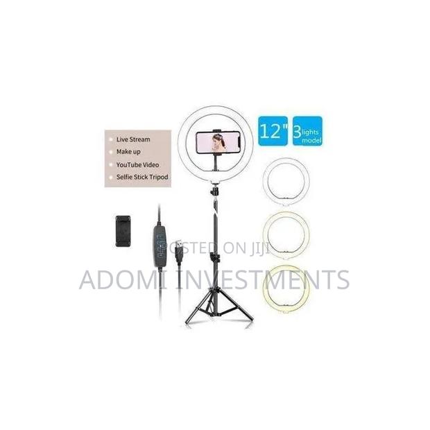 12 Inch Led Ring Light With 2m Tripod Stand