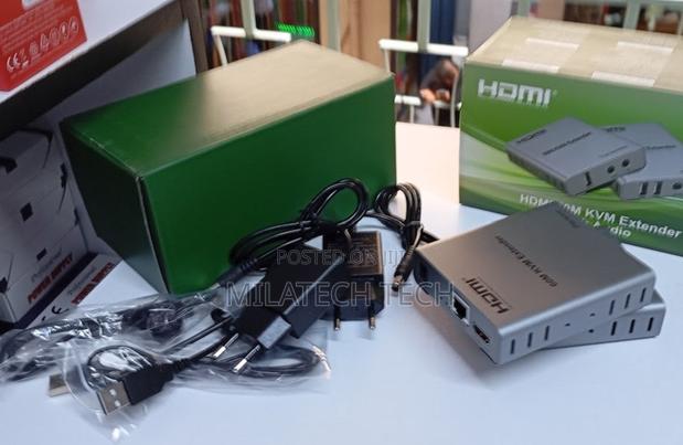 Hdmi KVM Extender 60 Meters Over Lan Cable Cat6 Full Hd 1080p
