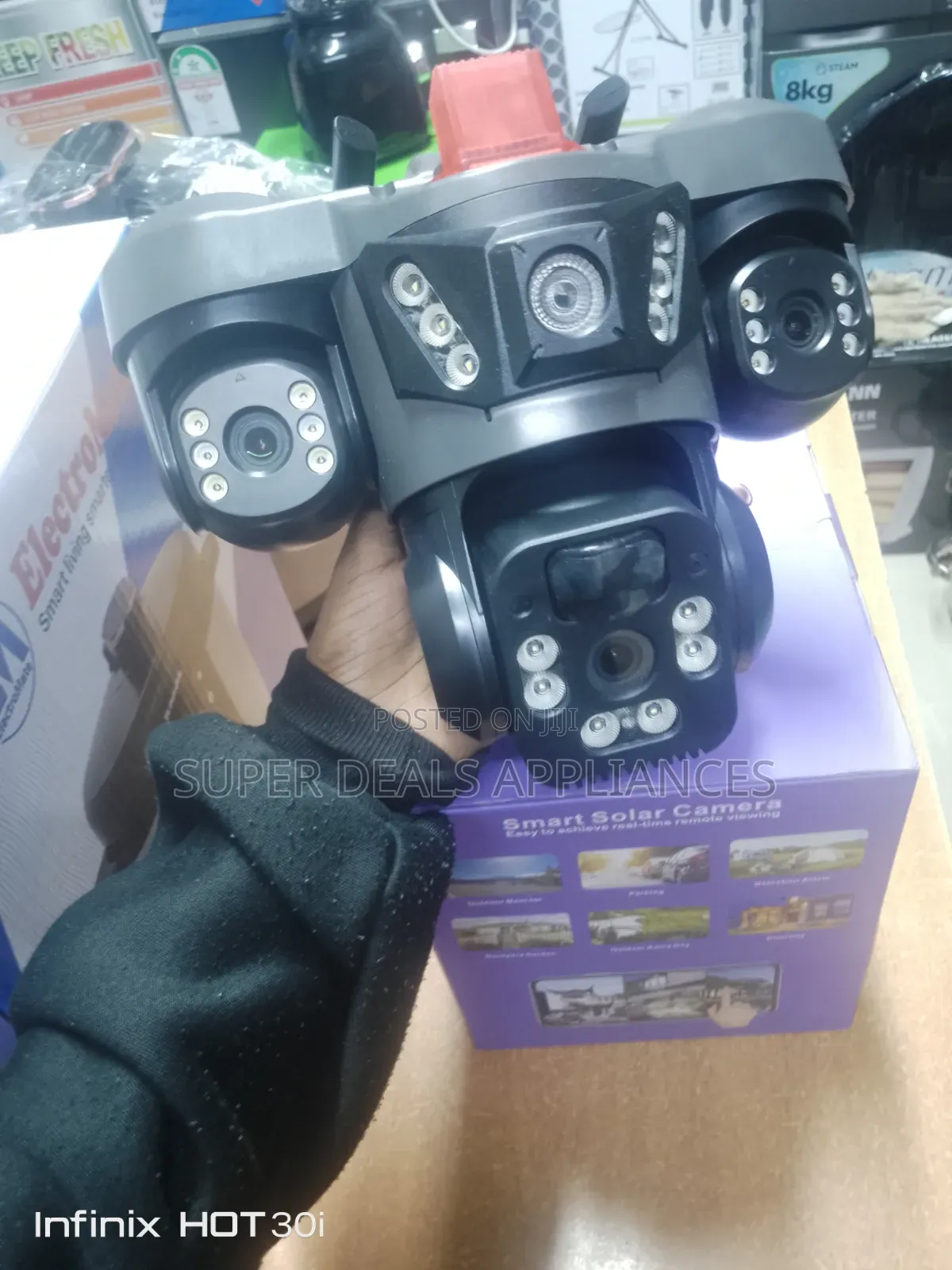 Solar Powered Security Camera