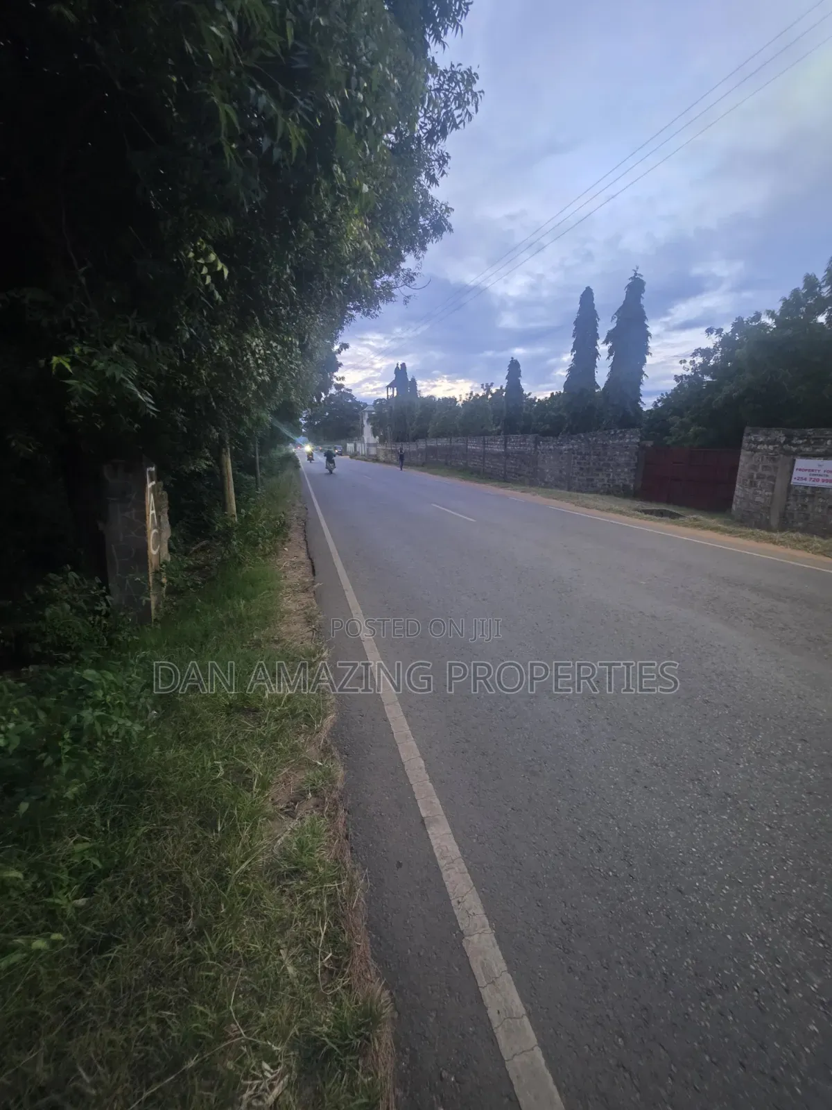 Half an Acre in Diani Lofta Road for Sale Touching Tarmac