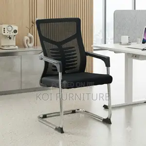 Office Chairs; High Back Breathable Visitors Office Reception Chairs