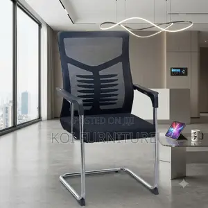 Office Chairs; High Back Breathable Visitors Office Reception Chairs