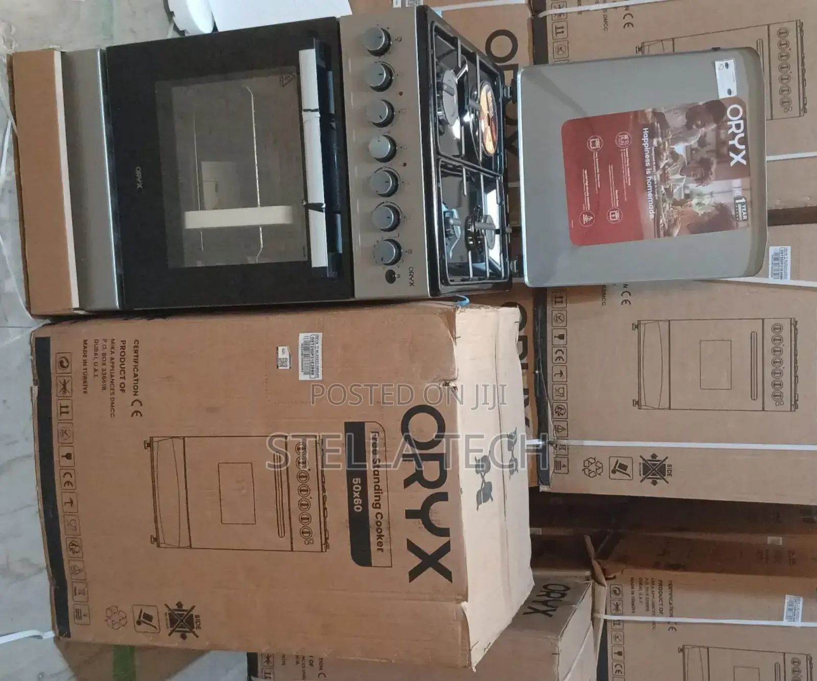 50*50 Mika Oryx Standing Cooker ,Gas Pool Jet Burners